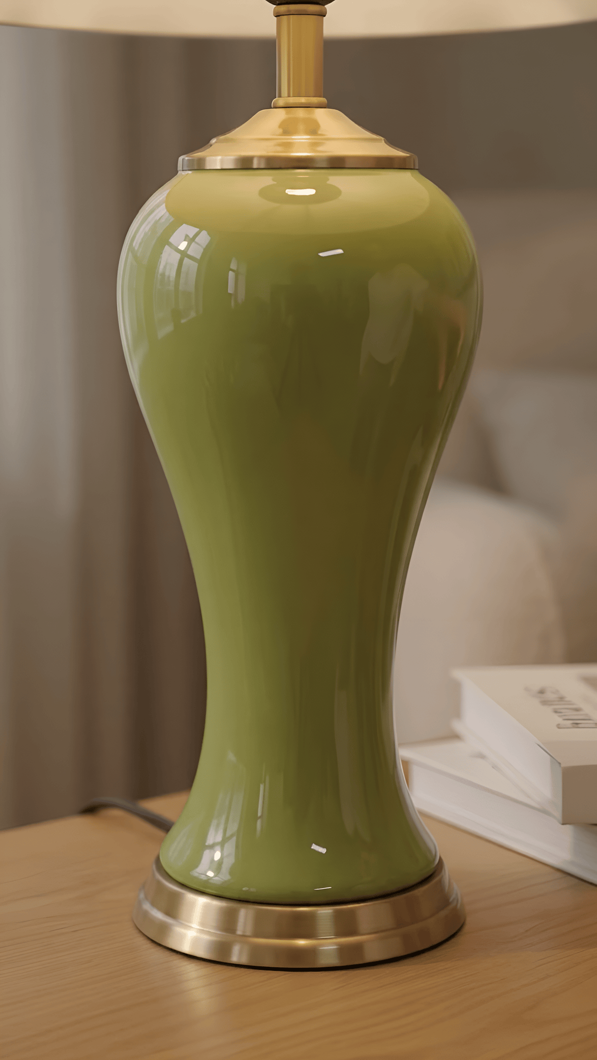 The Olive Grove Ceramic Lamp