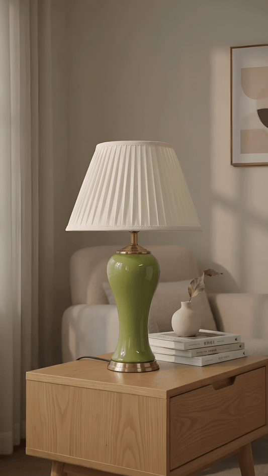 The Olive Grove Ceramic Lamp