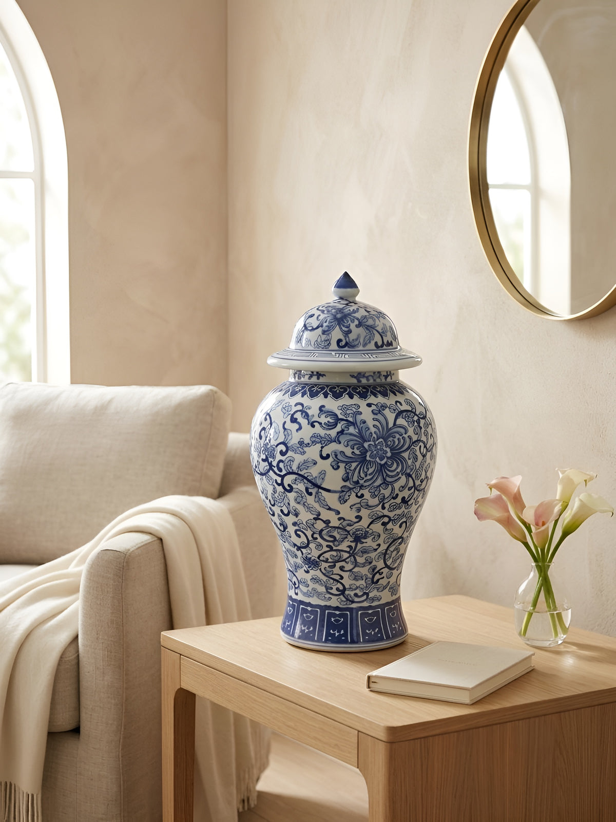 The Bloom Meadow Temple jar