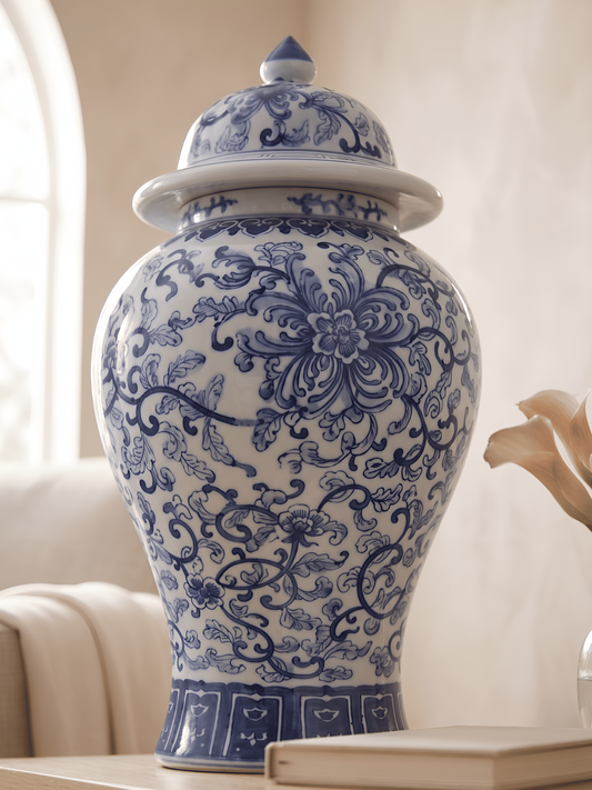The Bloom Meadow Temple jar